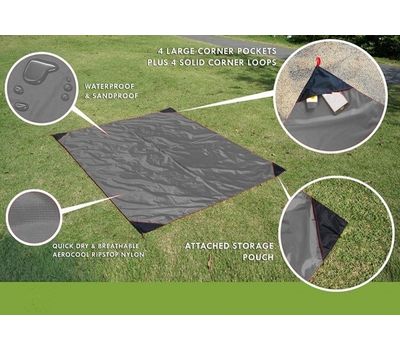 Коврик для пляжа и пикника Beach Mat — идеальный выбор для вашего отдыха на природе!, изображение 3