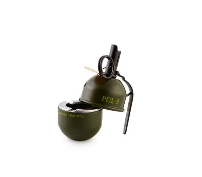 Пепельница-зажигалка в форме ручной гранаты РГД-5, изображение 2