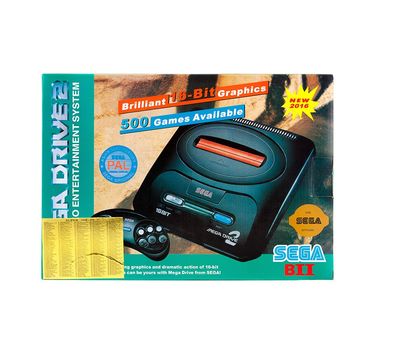 Телевизионная игровая приставка Sega Mega Drive 2 – 500 встроенных игр для незабываемого отдыха, изображение 2