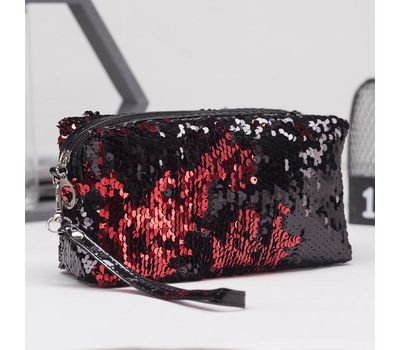 Стильная дорожная косметичка «Хамелеон» с изменяющимся цветом и удобным ремешком, изображение 3