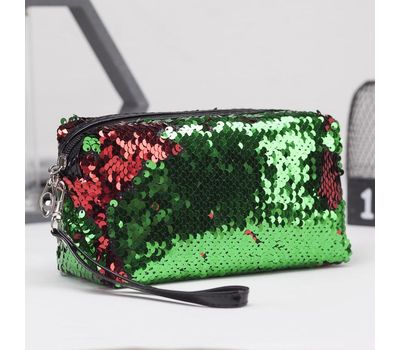 Стильная дорожная косметичка «Хамелеон» с изменяющимся цветом и удобным ремешком, изображение 6