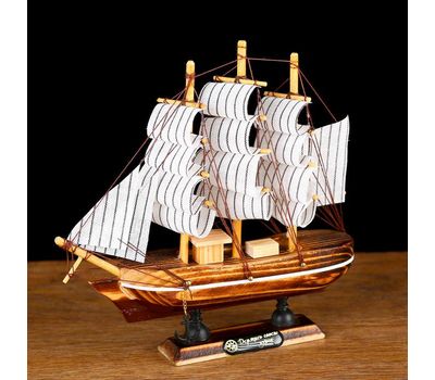 Кораблик сувенирный «Трёхмачтовый» – символ успеха и приключений, изображение 2