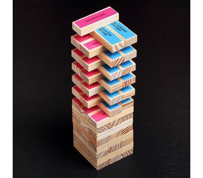 Падающая башня «Территория соблазна» с плёткой и фантами: игра для страстного вечера, изображение 3