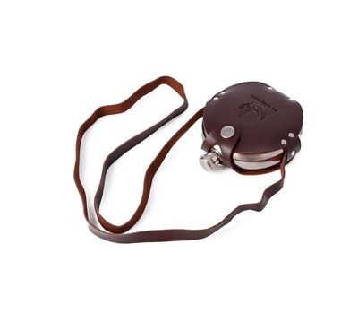 Фляжка «Казахстан» в кожаном чехле: стильный и оригинальный подарок для мужчины, изображение 2