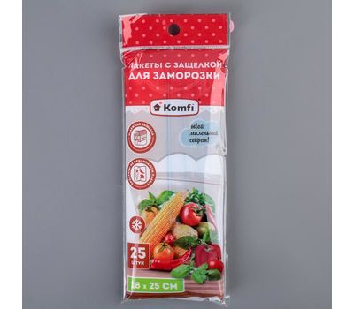 Практичные пакеты для заморозки с защёлкой – идеальное решение для хранения продуктов, изображение 2