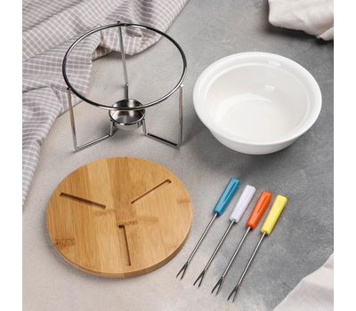 Набор для фондю «Эстет» – идеальный выбор для кулинарного праздника и стильного ужина!, изображение 2 Набор для фондю «Эстет» – идеальный выбор для кулинарного праздника и стильного ужина!, изображение 2