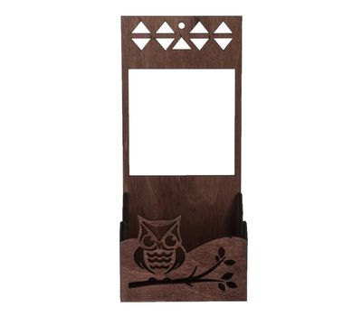 Органайзер деревянный для телефона на розетку «Совушка» — стиль и безопасность для вашего гаджета, изображение 3