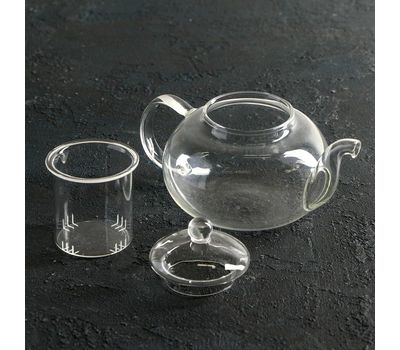 Прозрачный заварочный чайник 0,6 л – стильный и функциональный выбор для вашей кухни!, изображение 3