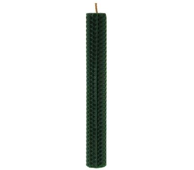  Свеча из зелёной вощины с базиликом «Искра удачи» высота 20 см, фото 2 