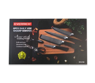 Набор кухонных ножей ER-0198
