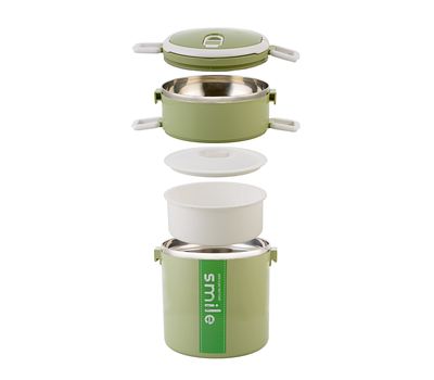 Двухсекционный Ланч бокс для обедов объемом 2.5 л: идеальное решение для вашего обеденного перерыва!, изображение 3