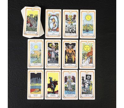 Набор "Таро" в мешочке со скатертью для гадания: погрузитесь в мир мистики и тайн!, изображение 4