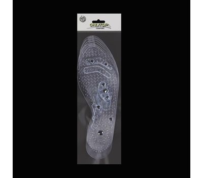 Массажные силиконовые стельки с магнитами размер 36-40, изображение 4