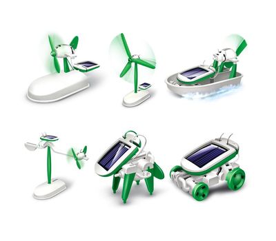 Конструктор на солнечной батареи «Солнцебот», 6 в 1, изображение 2