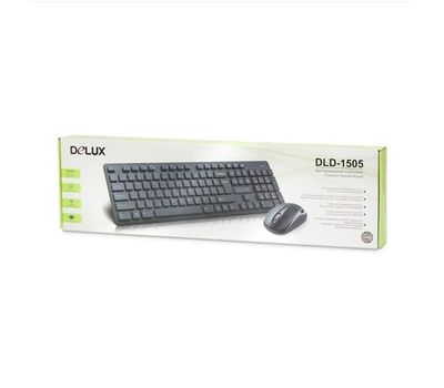 Комплект беспроводной Клавиатура + Мышь Delux